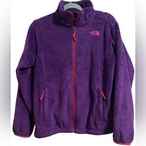 THE NORTH FACE - Girls Full Zip Fleece Jacket Sz XL